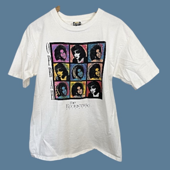 Oprah Winfrey T Shirt 90’s Vintage Andy Warhol Style HL Miller Eccentric Small - Picture 1 of 5